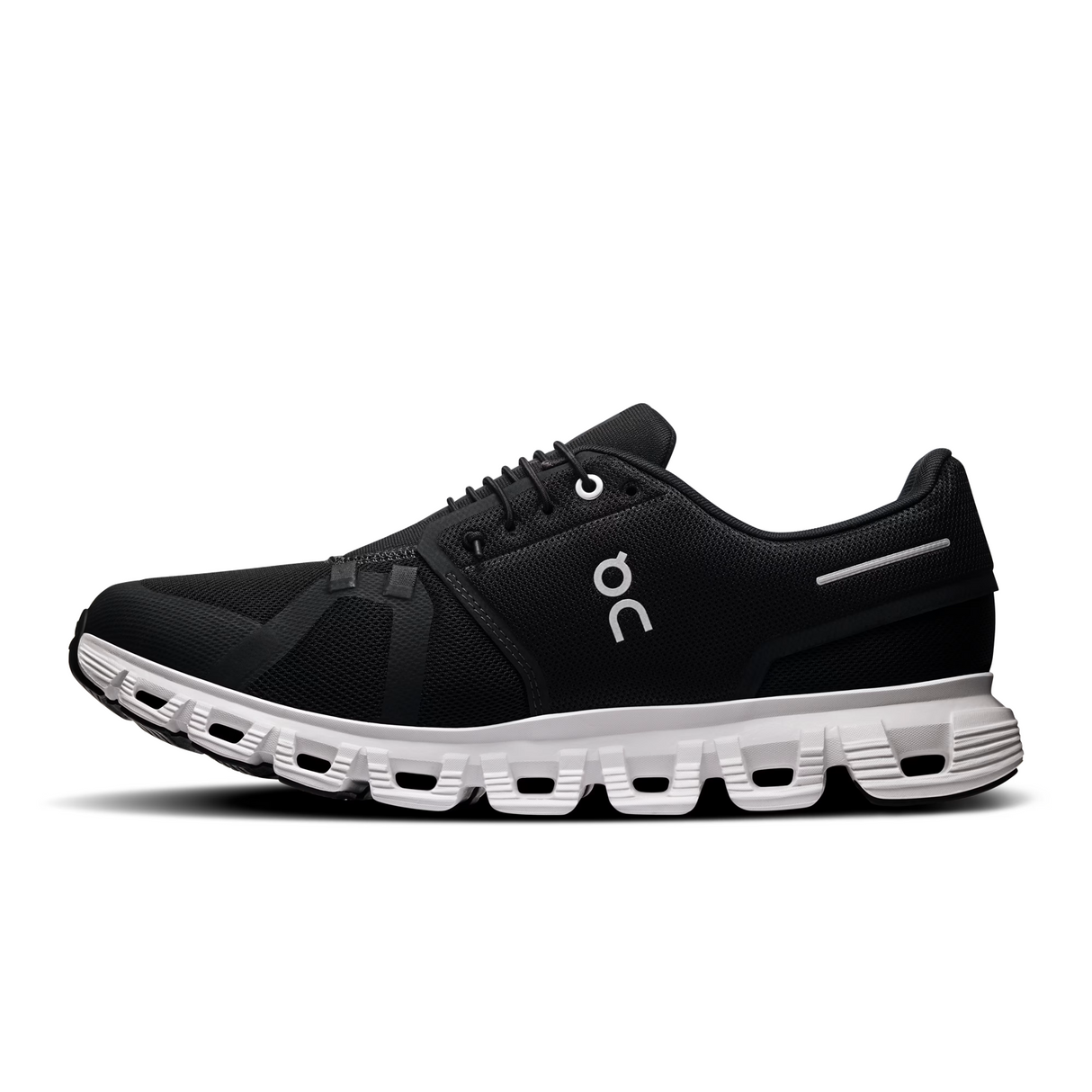 On Running Cloud 6 Wide Running Shoe (Women) - Black/White Athletic - Running - Cushion - The Heel Shoe Fitters