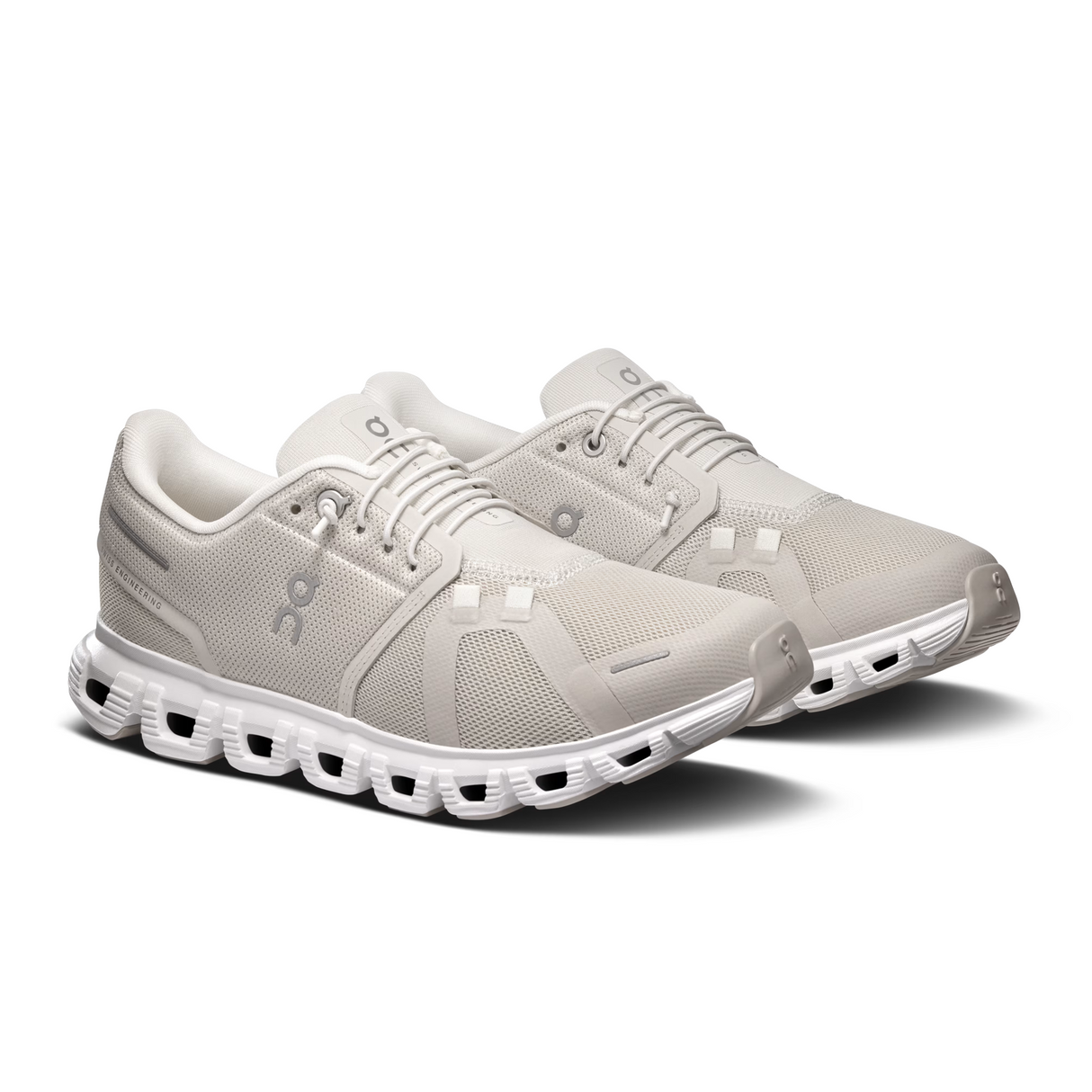On Running Cloud 6 Wide Running Shoe (Women) - Pearl/White Athletic - Running - Cushion - The Heel Shoe Fitters