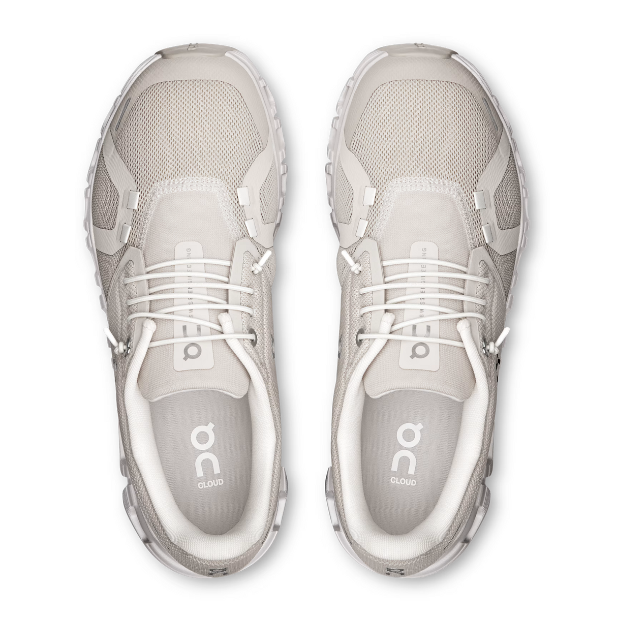 On Running Cloud 6 Wide Running Shoe (Women) - Pearl/White Athletic - Running - Cushion - The Heel Shoe Fitters