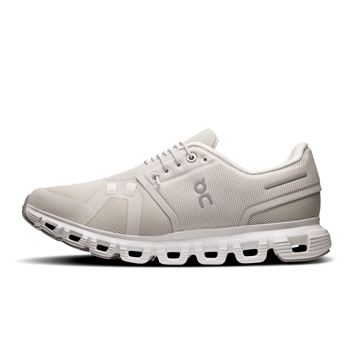 On Running Cloud 6 Wide Running Shoe (Women) - Pearl/White Athletic - Running - Cushion - The Heel Shoe Fitters