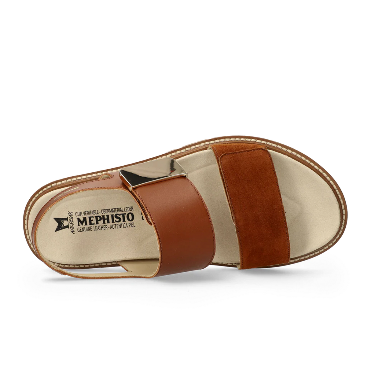 Mephisto Violaine Backstrap Sandal (Women) - Chili Silk Sandal - Backstrap - The Heel Shoe Fitters