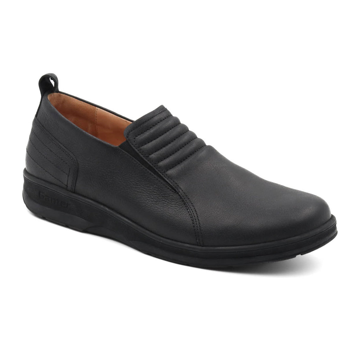 Ganter Hugo Slip On (Men) - Black Dress-Casual - Slip On - The Heel Shoe Fitters
