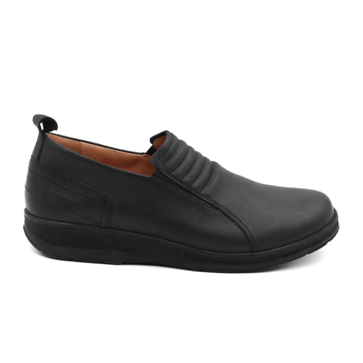 Ganter Hugo Slip On (Men) - Black Dress-Casual - Slip On - The Heel Shoe Fitters
