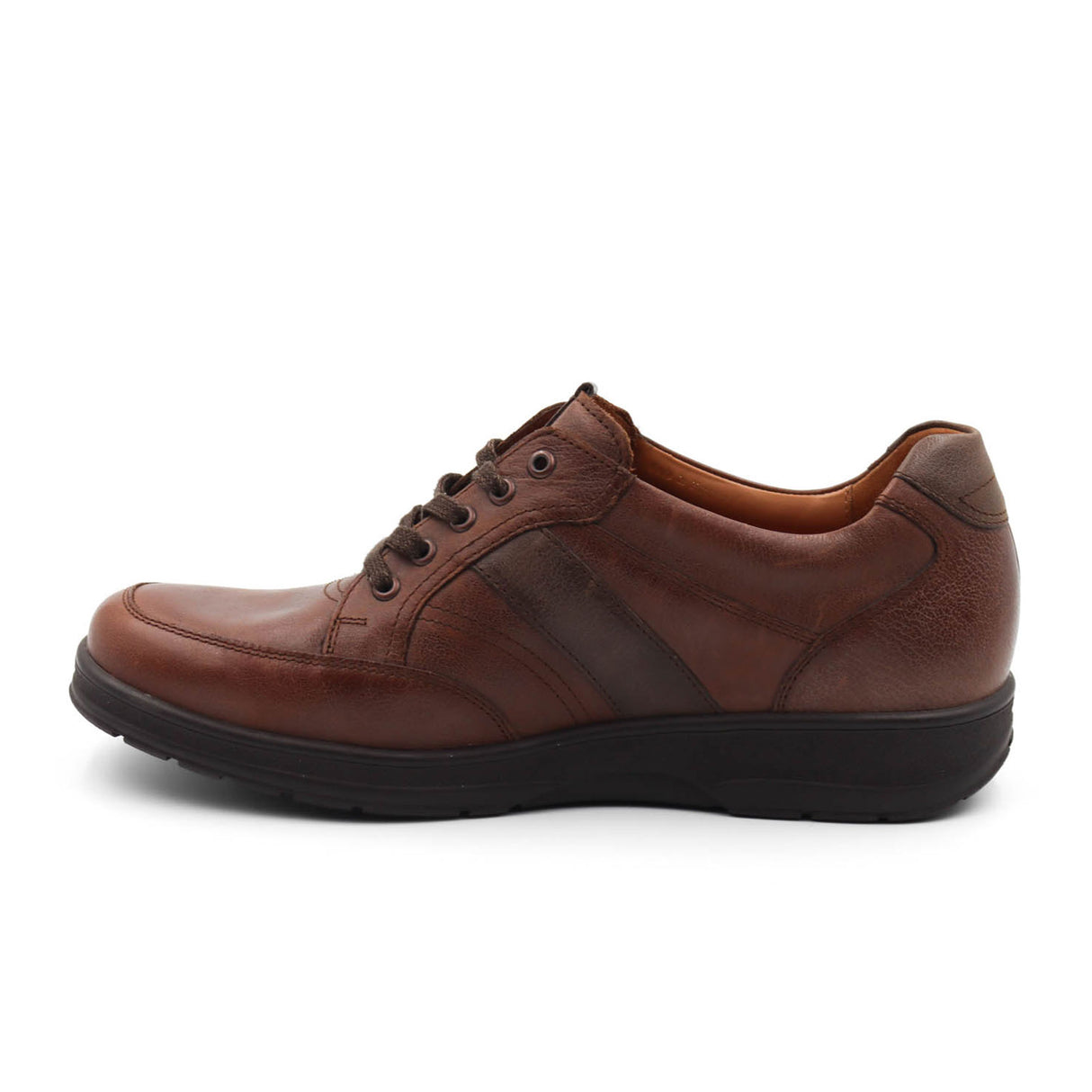 Ganter Hugo Lace Up (Men) - Mocca/Smoke Dress-Casual - Slip Ons - The Heel Shoe Fitters