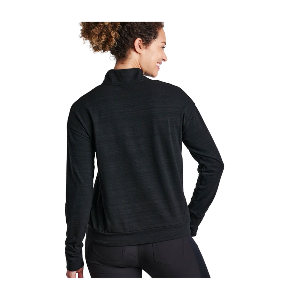 Kuhl Accel 1/2 Zip Long Sleeve Top (Women) - Black - The Heel Shoe Fitters
