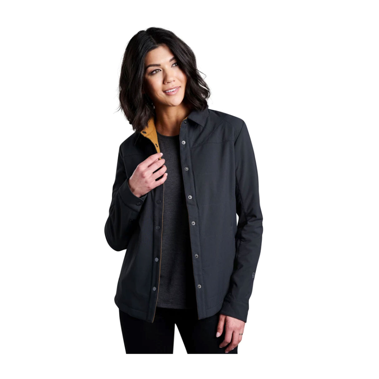 Kuhl Aurora Shirtjak (Women) - Black Apparel - Top - Long Sleeve - The Heel Shoe Fitters