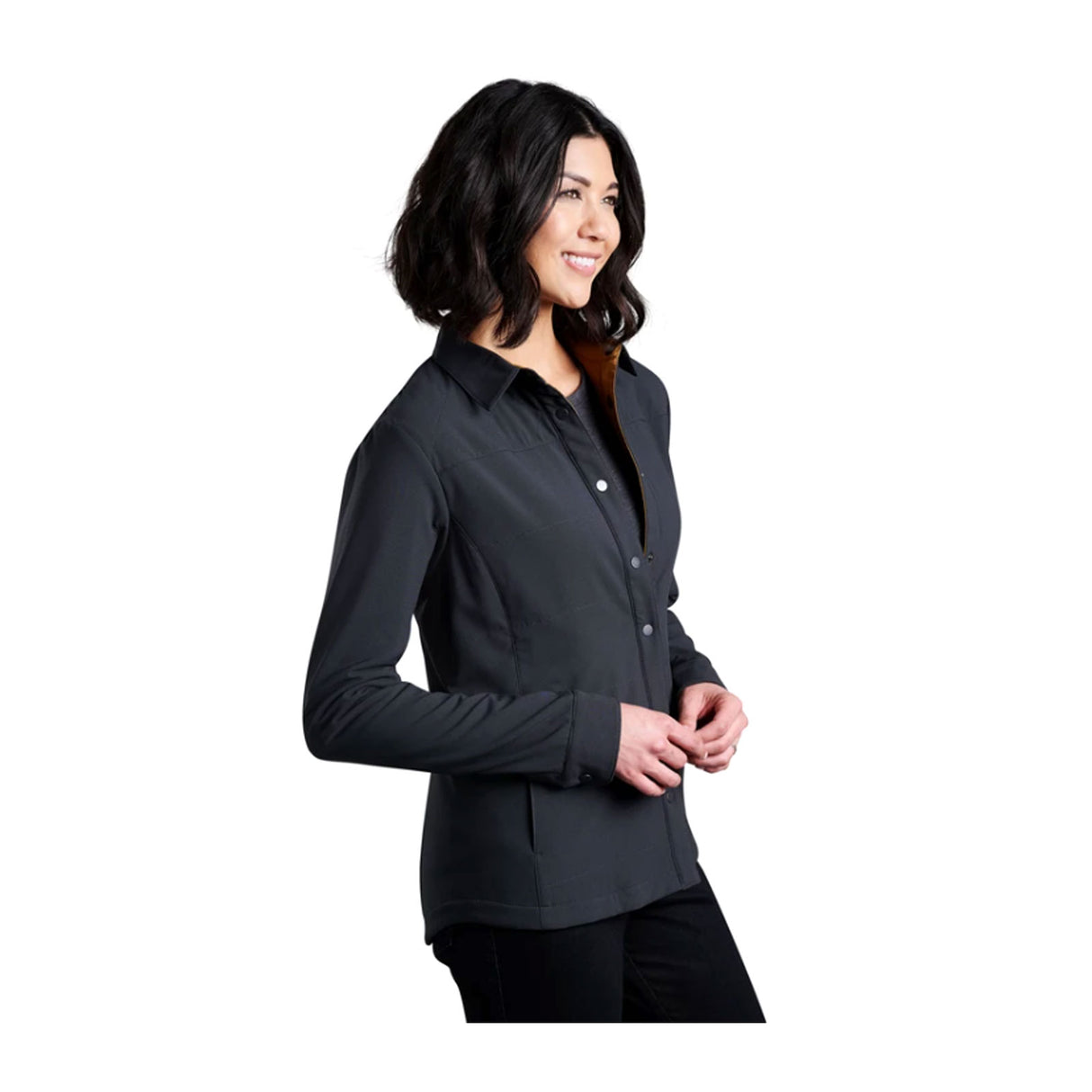 Kuhl Aurora Shirtjak (Women) - Black Apparel - Top - Long Sleeve - The Heel Shoe Fitters