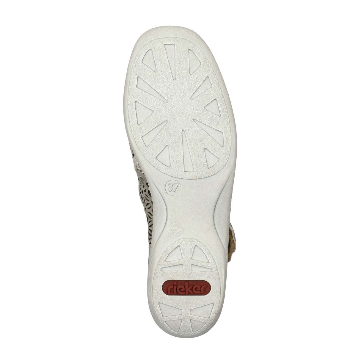 Rieker Doris 413G4 Mary Jane (Women) - Beige Metallic Dress-Casual - Mary Janes - The Heel Shoe Fitters