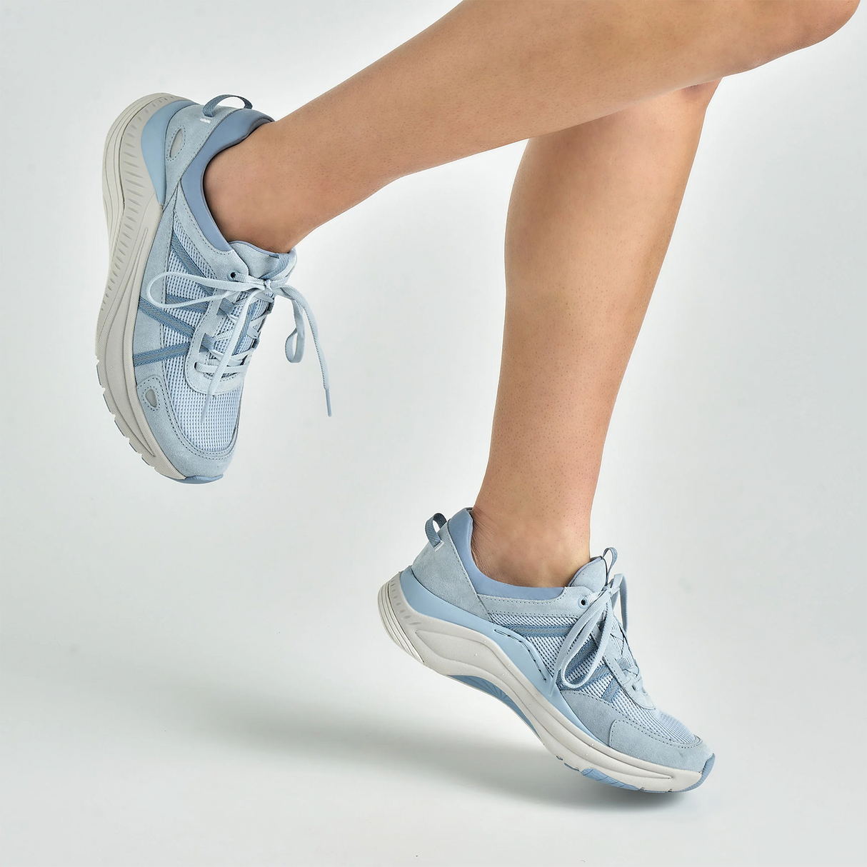 Dansko Poppy Sneaker (Women) - Sky Suede Athletic - Casual - Lace Up - The Heel Shoe Fitters