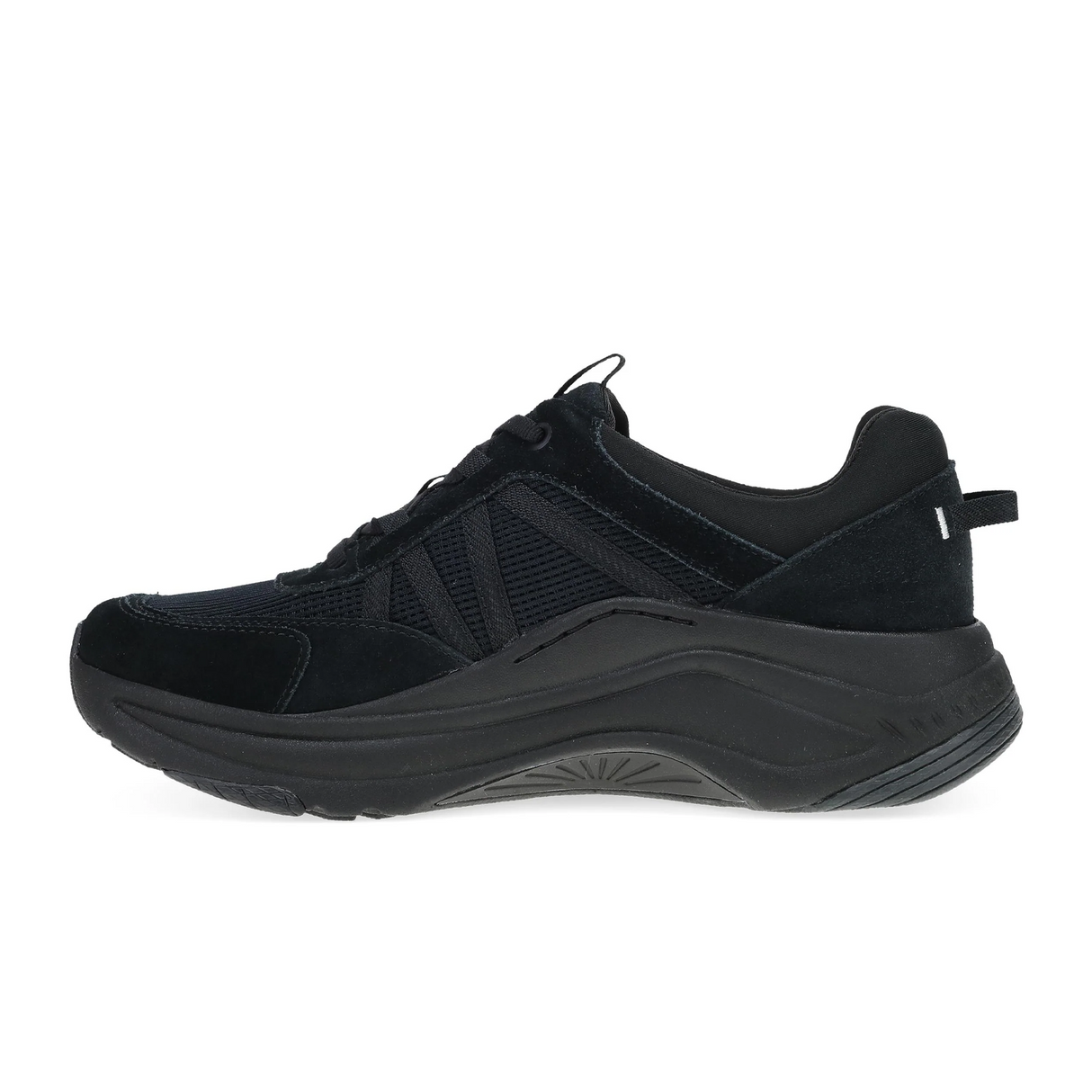 Dansko Poppy Sneaker (Women) - Black/Black Suede