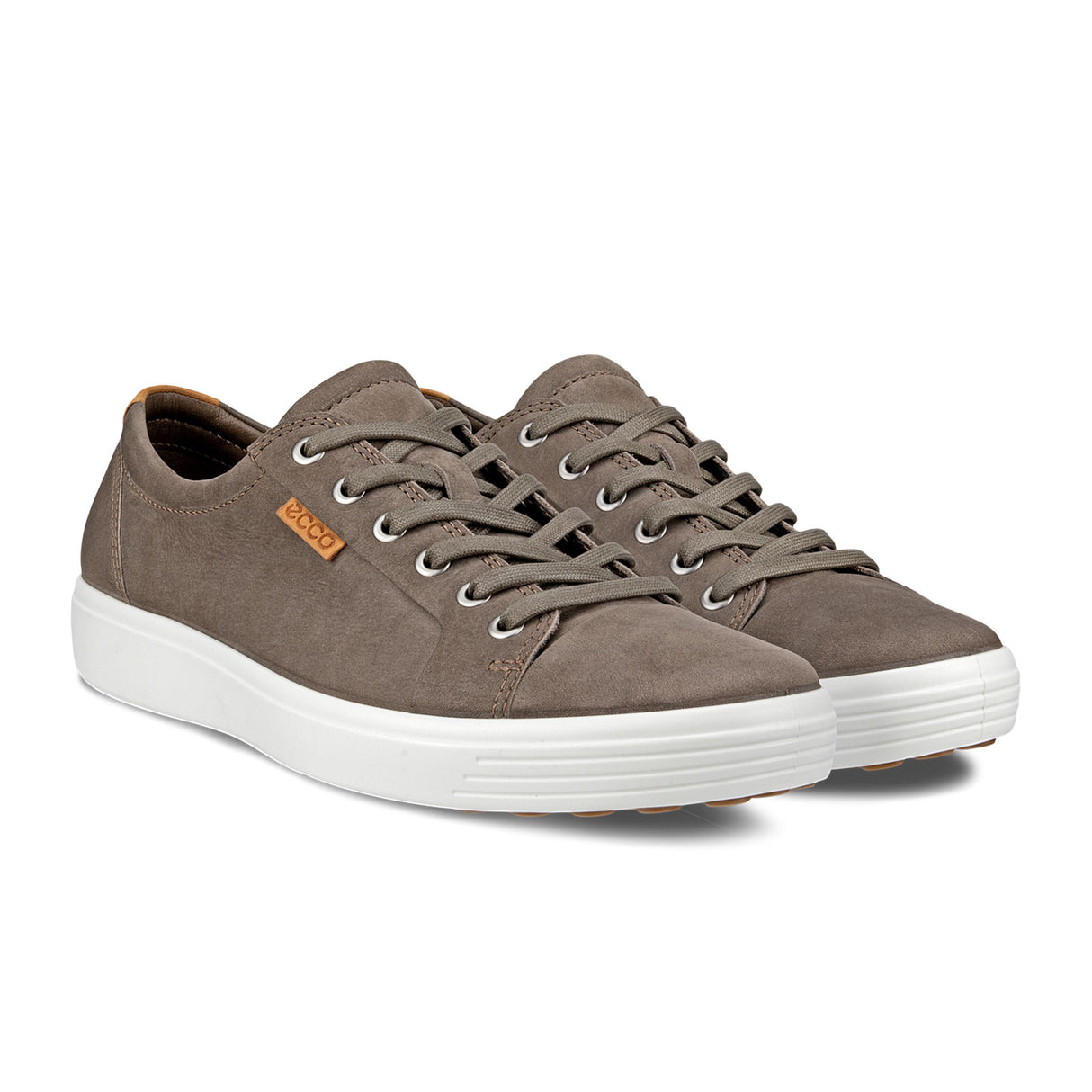 ECCO Soft 7 Sneaker (Men) - Dark Clay/Lion Athletic - Casual - Lace Up - The Heel Shoe Fitters