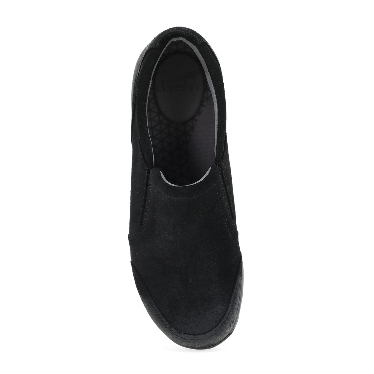 Dansko Pippy Clog (Women) - Black Burnished Suede Hiking - Low - The Heel Shoe Fitters