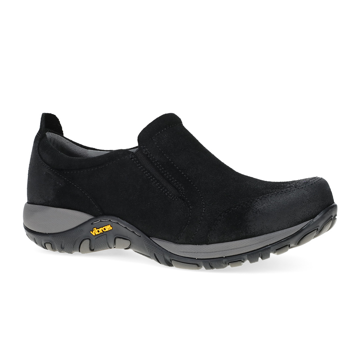 Dansko Pippy Clog (Women) - Black Burnished Suede Hiking - Low - The Heel Shoe Fitters