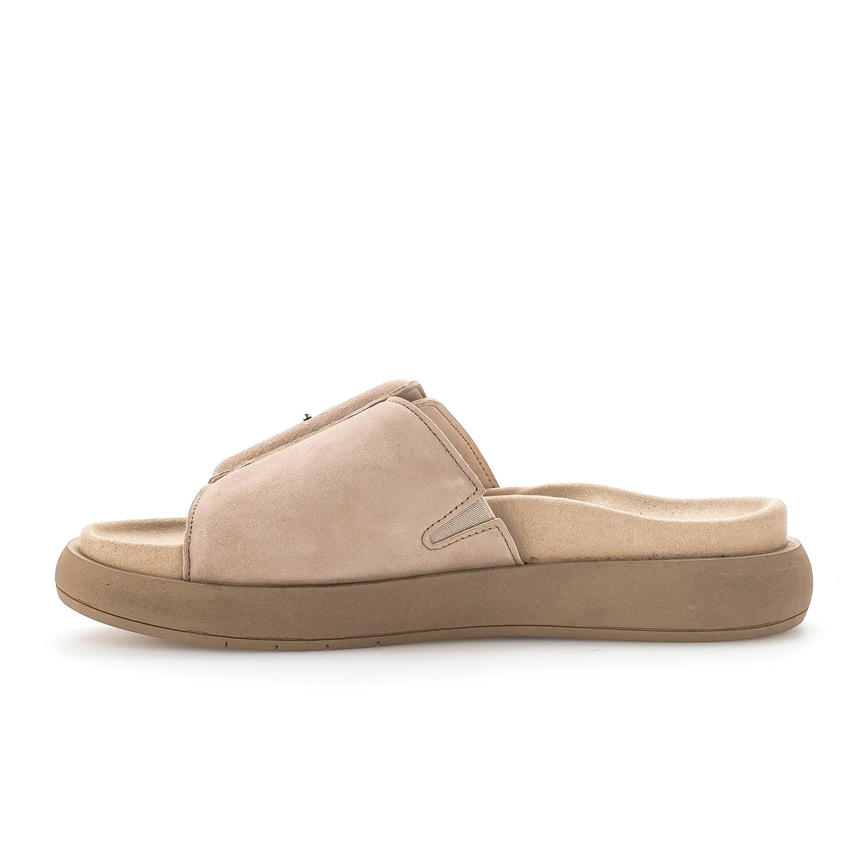 Gabor 751 Slide Sandal (Women) - Desert Samtchevreau Sandal - Slide - The Heel Shoe Fitters