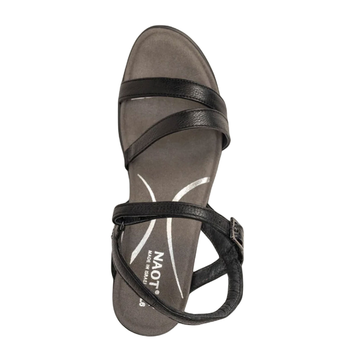 Naot Bounty Supreme Heeled Sandal (Women) - Soft Black Leather Sandal - Heel/Wedge - The Heel Shoe Fitters