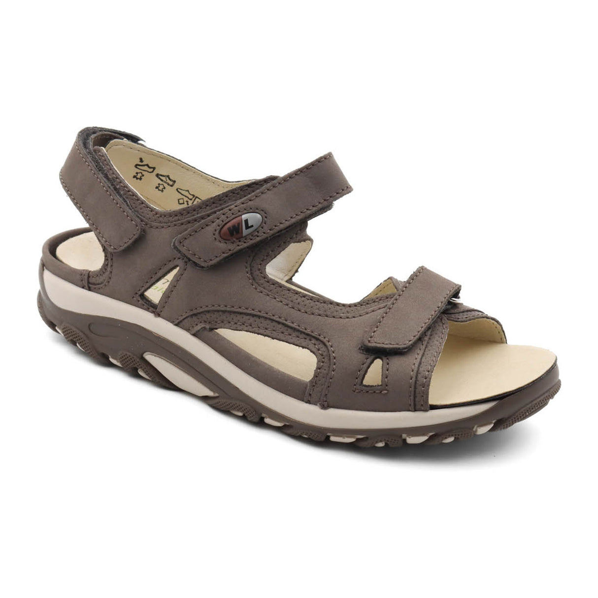 Waldlaufer Hanni 448002 Backstrap Sandal (Women) - Grey Sandal - Backstrap - The Heel Shoe Fitters