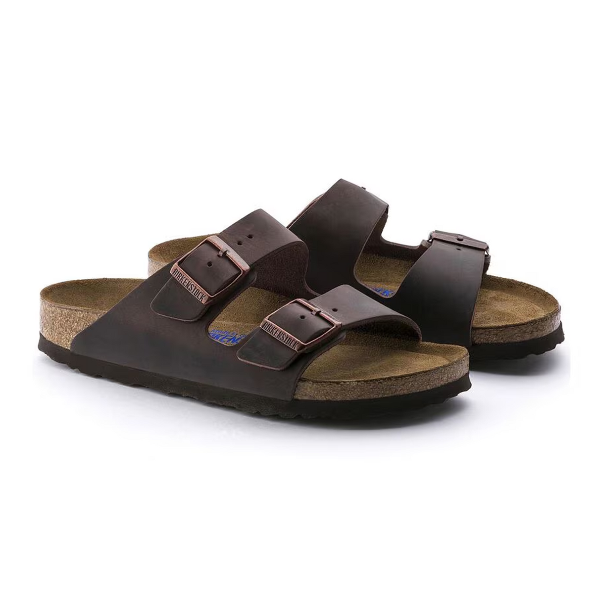 Birkenstock Arizona Soft Footbed Narrow Slide Sandal (Unisex) - Habana Oiled Leather Sandal - Slide - The Heel Shoe Fitters