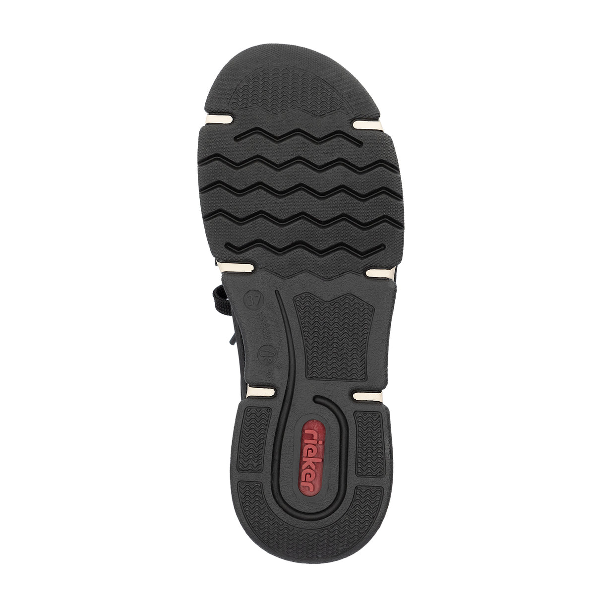 Rieker Angela 45973 Sneaker (Women) - Black/Black Athletic - Casual - Lace Up - The Heel Shoe Fitters