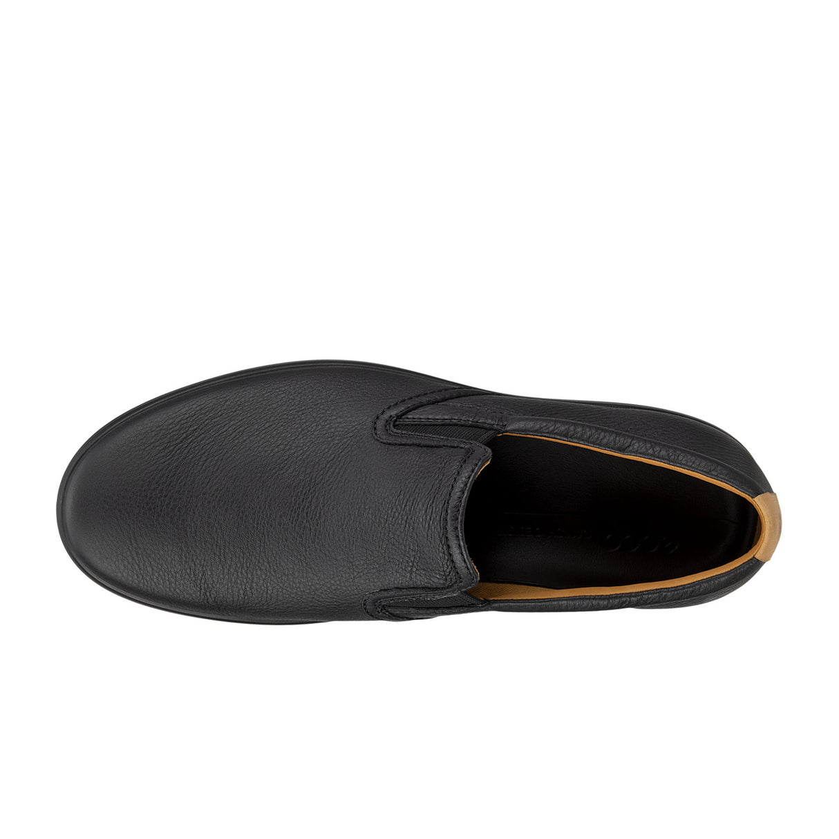 ECCO Soft 7 Slip On 2.0 (Men) - Black/Lion Dress-Casual - Slip On - The Heel Shoe Fitters