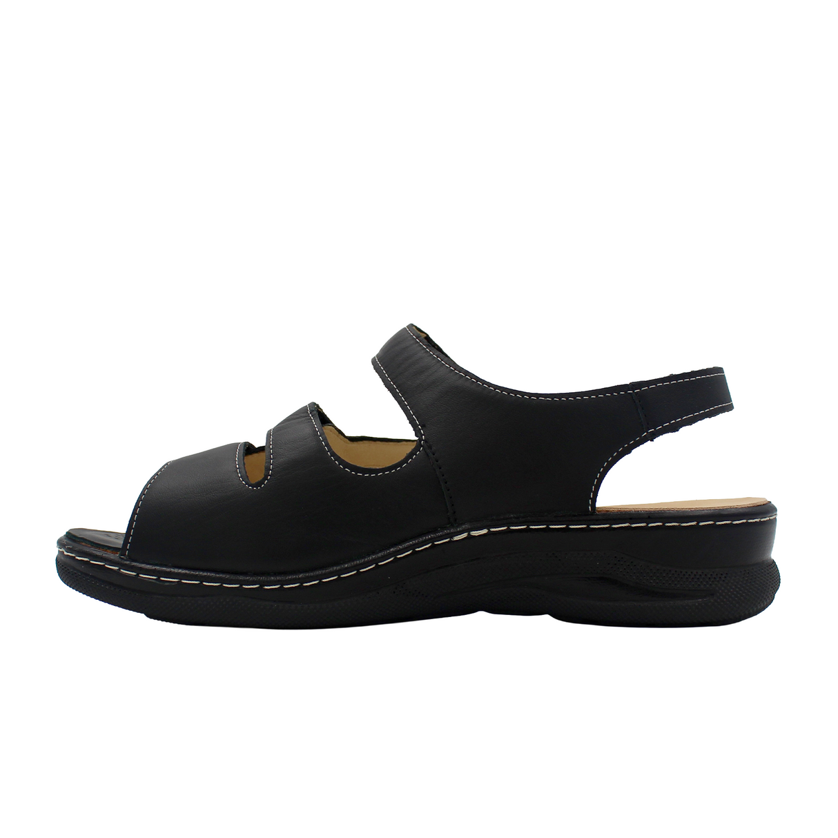 Fidelio Meza Backstrap Sandal (Women) - Black Sandal - Backstrap - The Heel Shoe Fitters