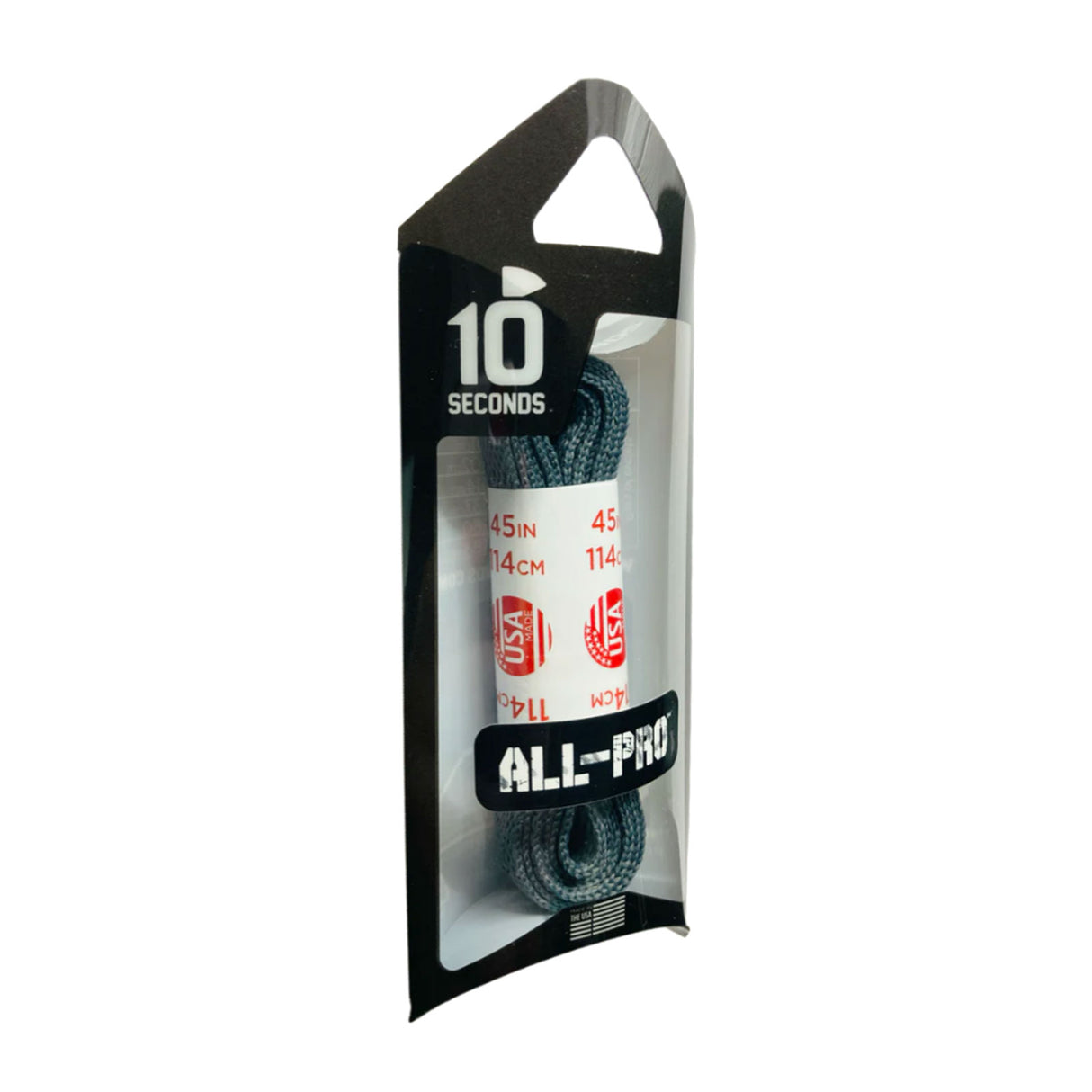 10 Seconds Narrow All-Pro Elite Shoelace - Sky Grey Accessories - Shoe Laces - The Heel Shoe Fitters