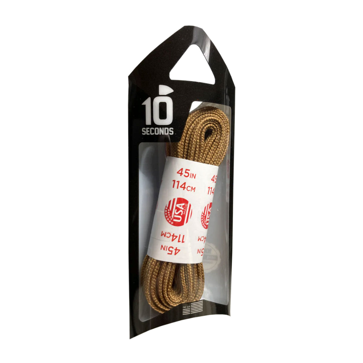 10 Seconds Flat Nylon Shoelace - Dark Tan Accessories - Shoe Laces - The Heel Shoe Fitters