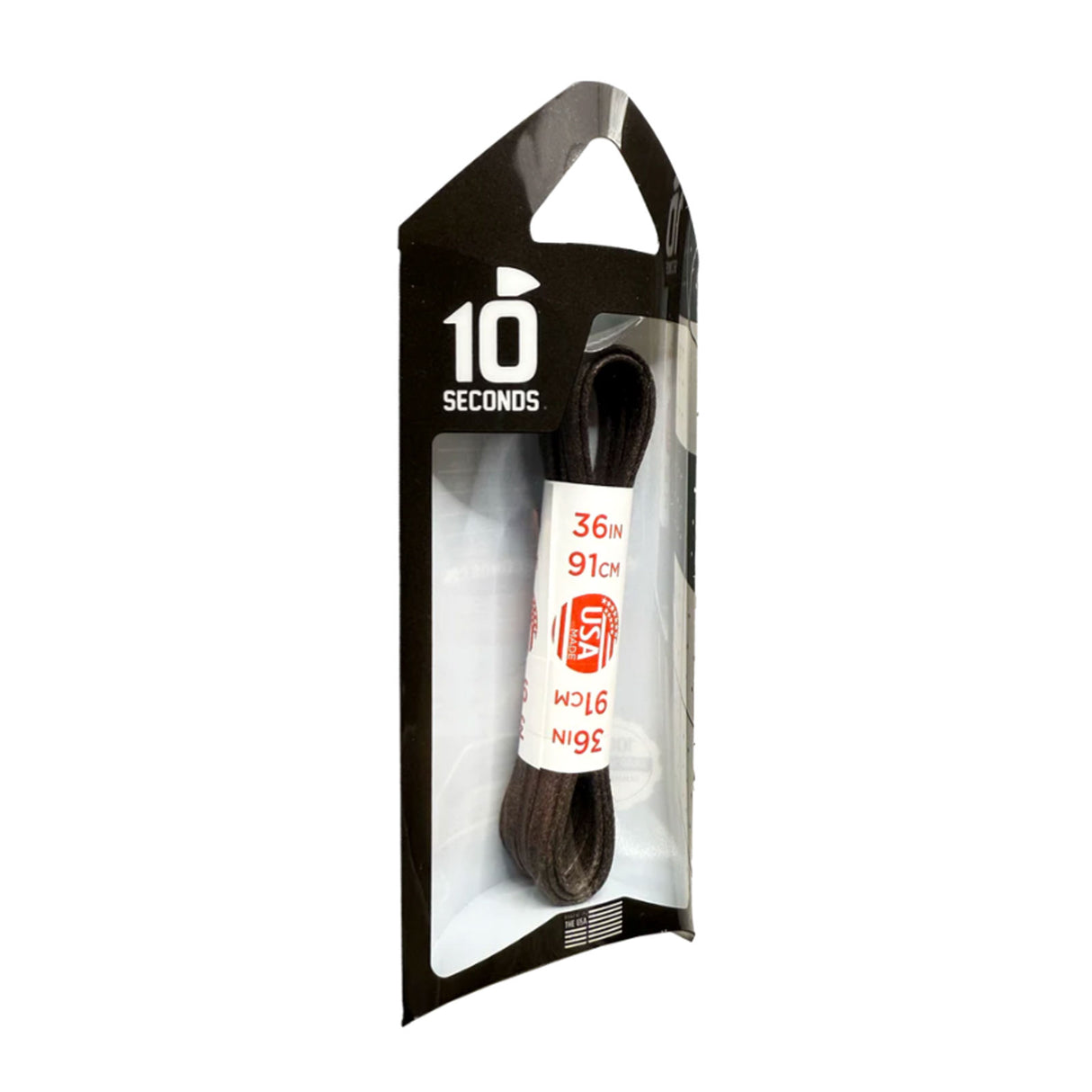 10 Seconds Small Flat Glazed Dress Shoelace - Java Accessories - Shoe Laces - The Heel Shoe Fitters