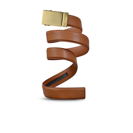 Mission Gold 40 Belt (Men) - Light Brown Leather Accessories - Belts - Leather - The Heel Shoe Fitters