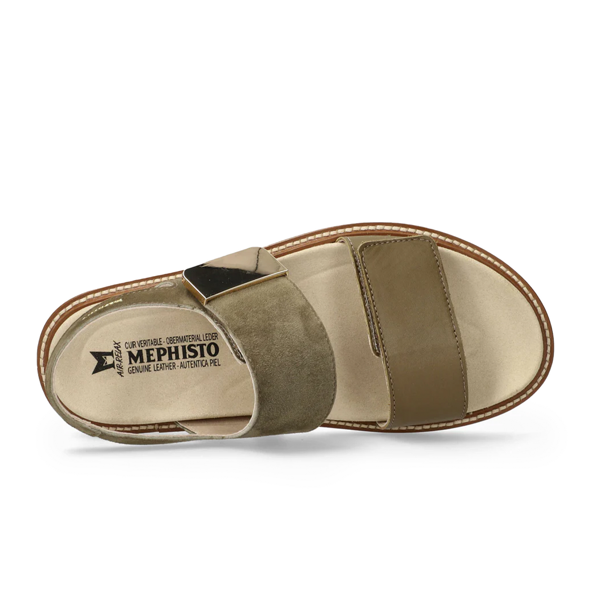 Mephisto Violaine Backstrap Sandal (Women) - Lichen Silk Sandal - Backstrap - The Heel Shoe Fitters