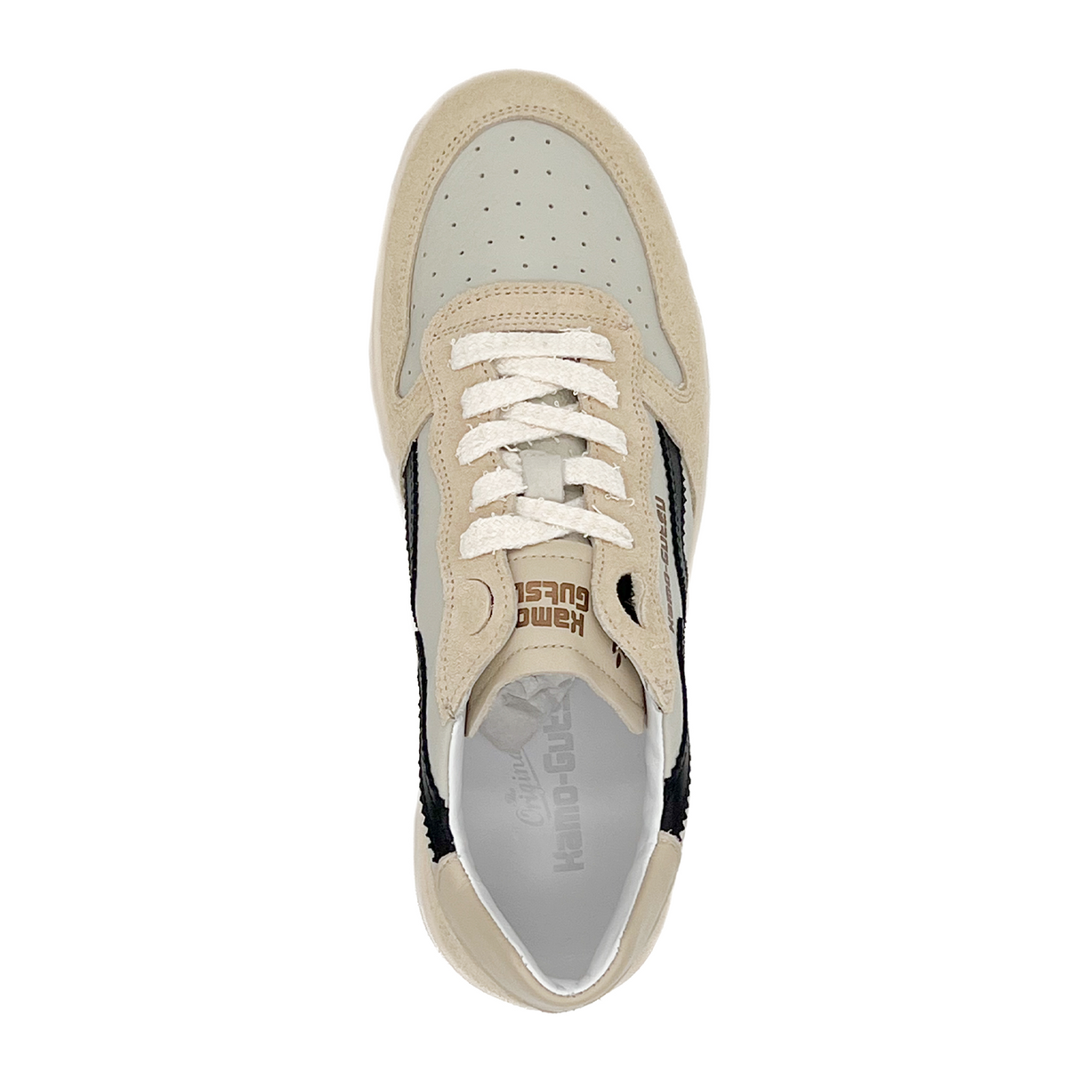 Kamo-Gutsu CAMPO 048 Sneaker (Men) - Monkey/Beige Athletic - Casual - Lace Up - The Heel Shoe Fitters