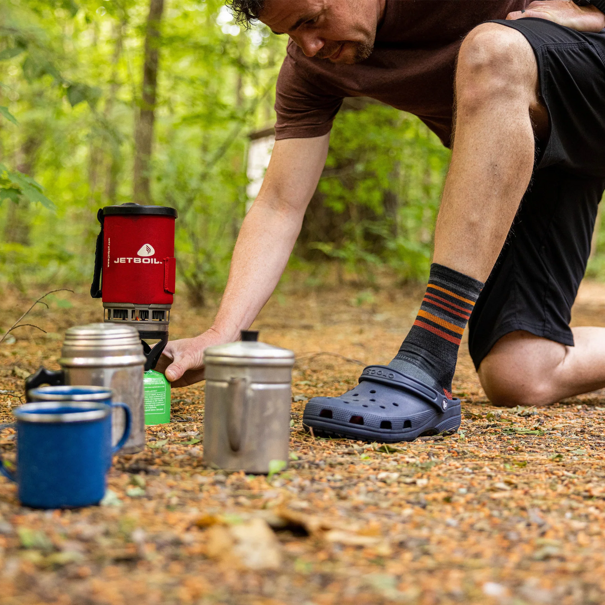 Darn Tough Fastpack Lightweight Micro Crew Sock with Cushion (Men) - Charcoal Accessories - Socks - Performance - The Heel Shoe Fitters