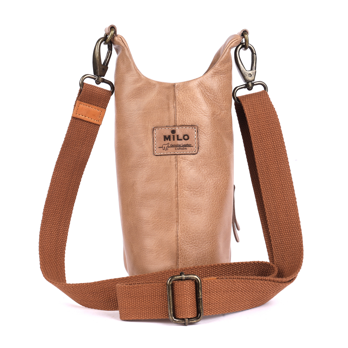 Milo Bottle Bag - Taupe Accessories - Bags - Crossbody - The Heel Shoe Fitters