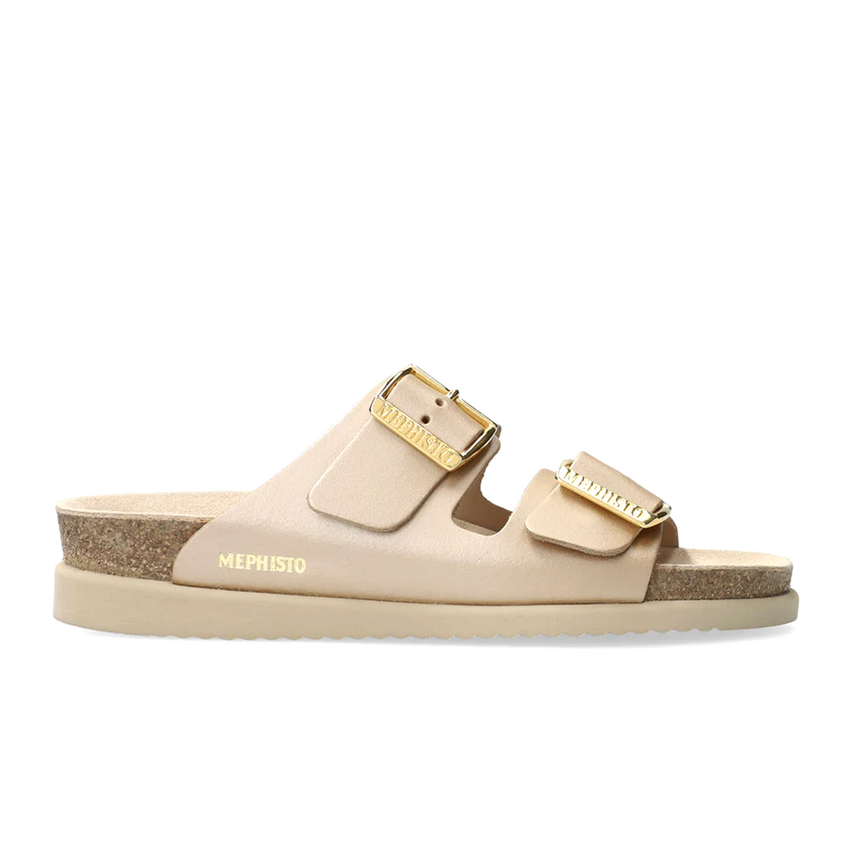 Mephisto Hester Slide Sandal (Women) - Platinum Perla Sandal - Slide - The Heel Shoe Fitters