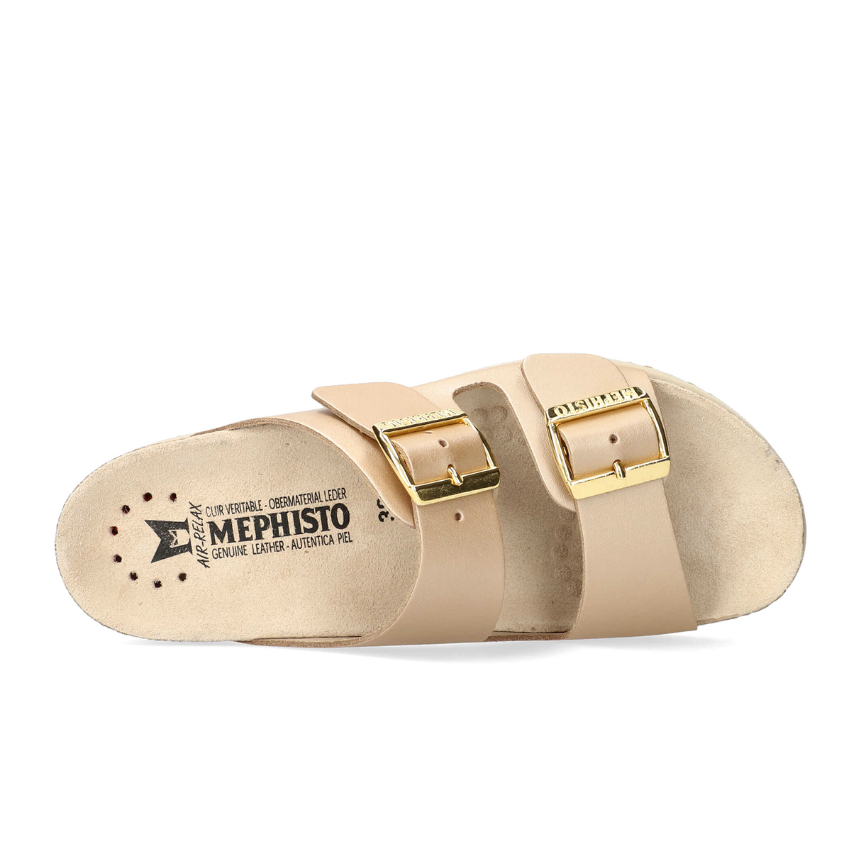 Mephisto Hester Slide Sandal (Women) - Platinum Perla Sandal - Slide - The Heel Shoe Fitters