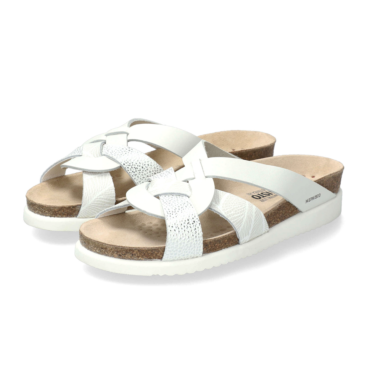 Mephisto Halix Slide Sandal (Women) - Silver Condor Sandal - Slide - The Heel Shoe Fitters