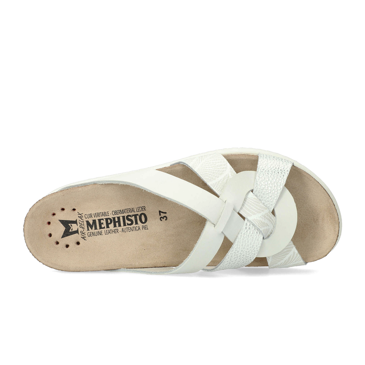 Mephisto Halix Slide Sandal (Women) - Silver Condor Sandal - Slide - The Heel Shoe Fitters