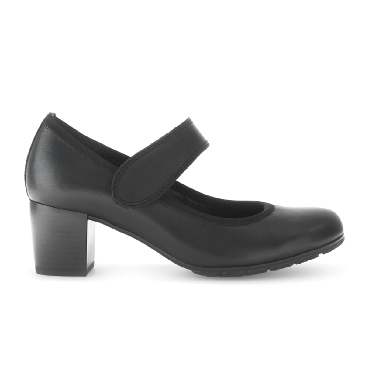 Gabor 483 Heeled Mary Jane (Women) - Schwarz Dress-Casual - Heels - The Heel Shoe Fitters