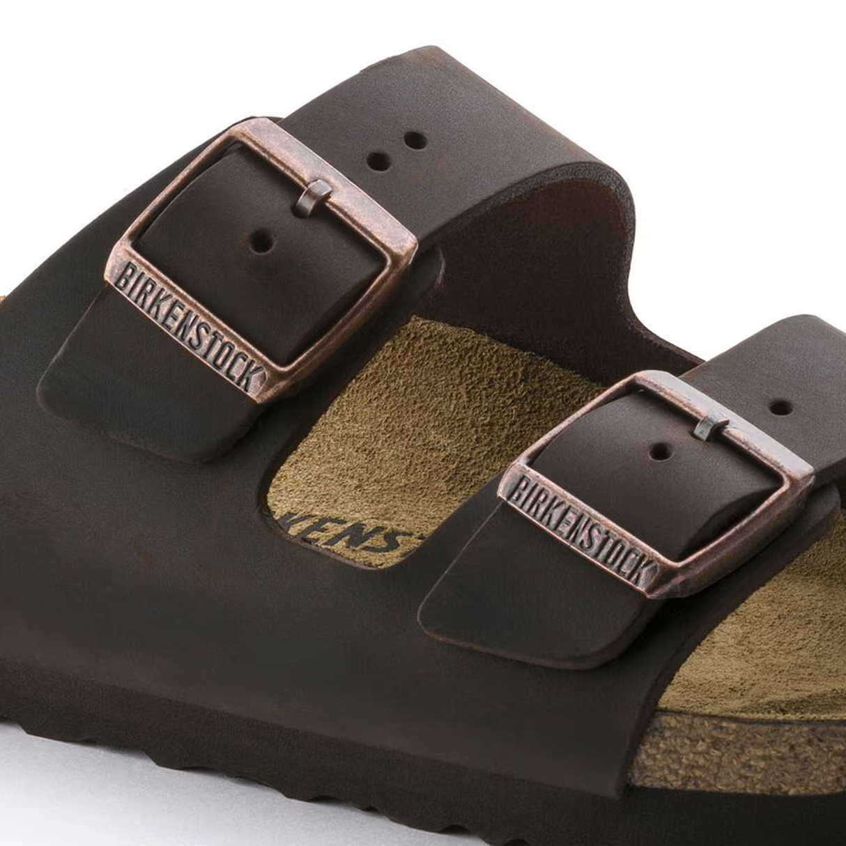 Birkenstock Arizona Slide Sandal (Unisex) - Habana Oiled Leather Sandal - Slide - The Heel Shoe Fitters
