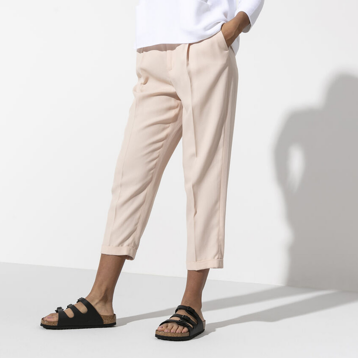 Birkenstock Florida Soft Footbed Slide Sandal (Women) - Black Birko-Flor Sandal - Slide - The Heel Shoe Fitters