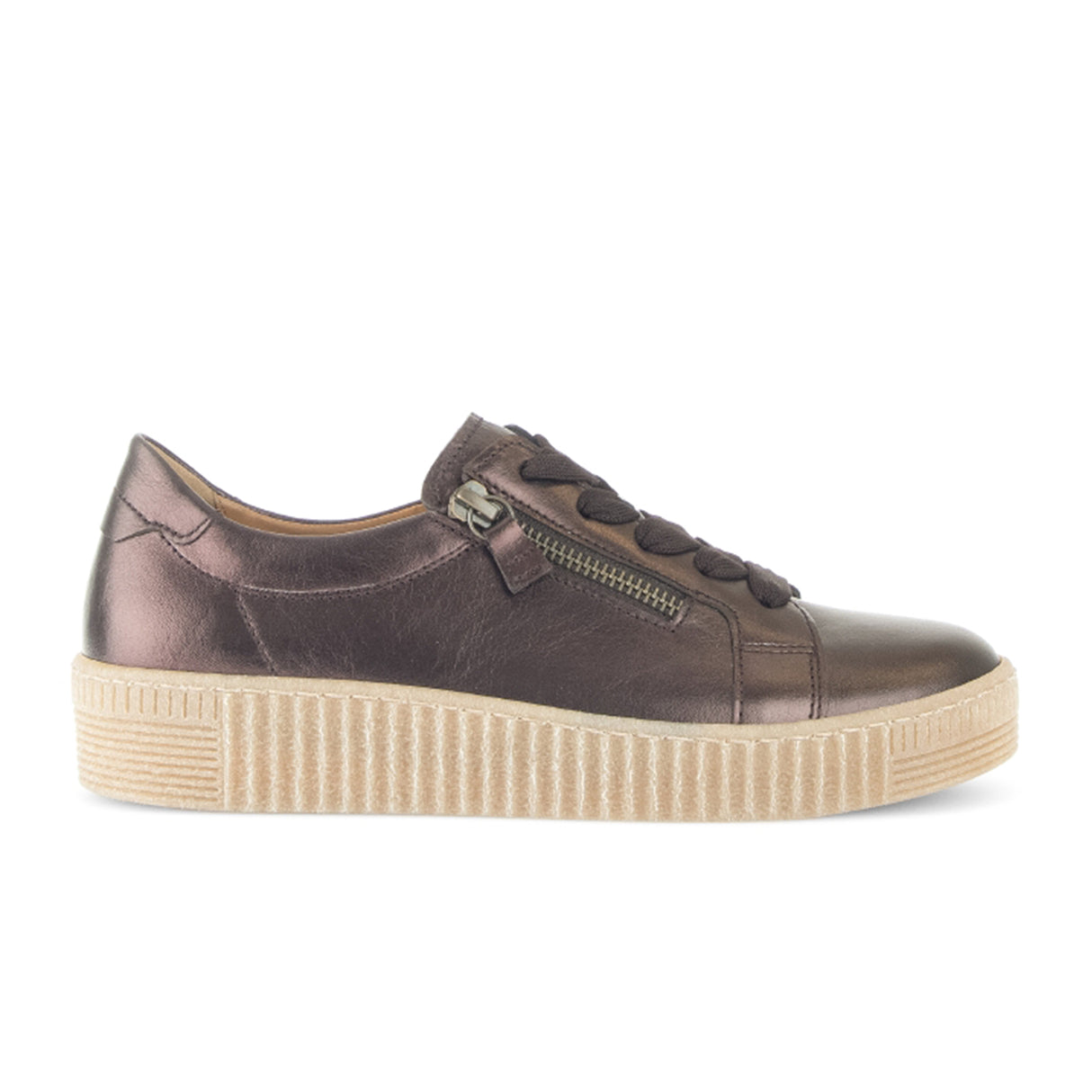 Gabor 334 Double Zip Sneaker (Women) Athletic - Casual - Lace Up - The Heel Shoe Fitters