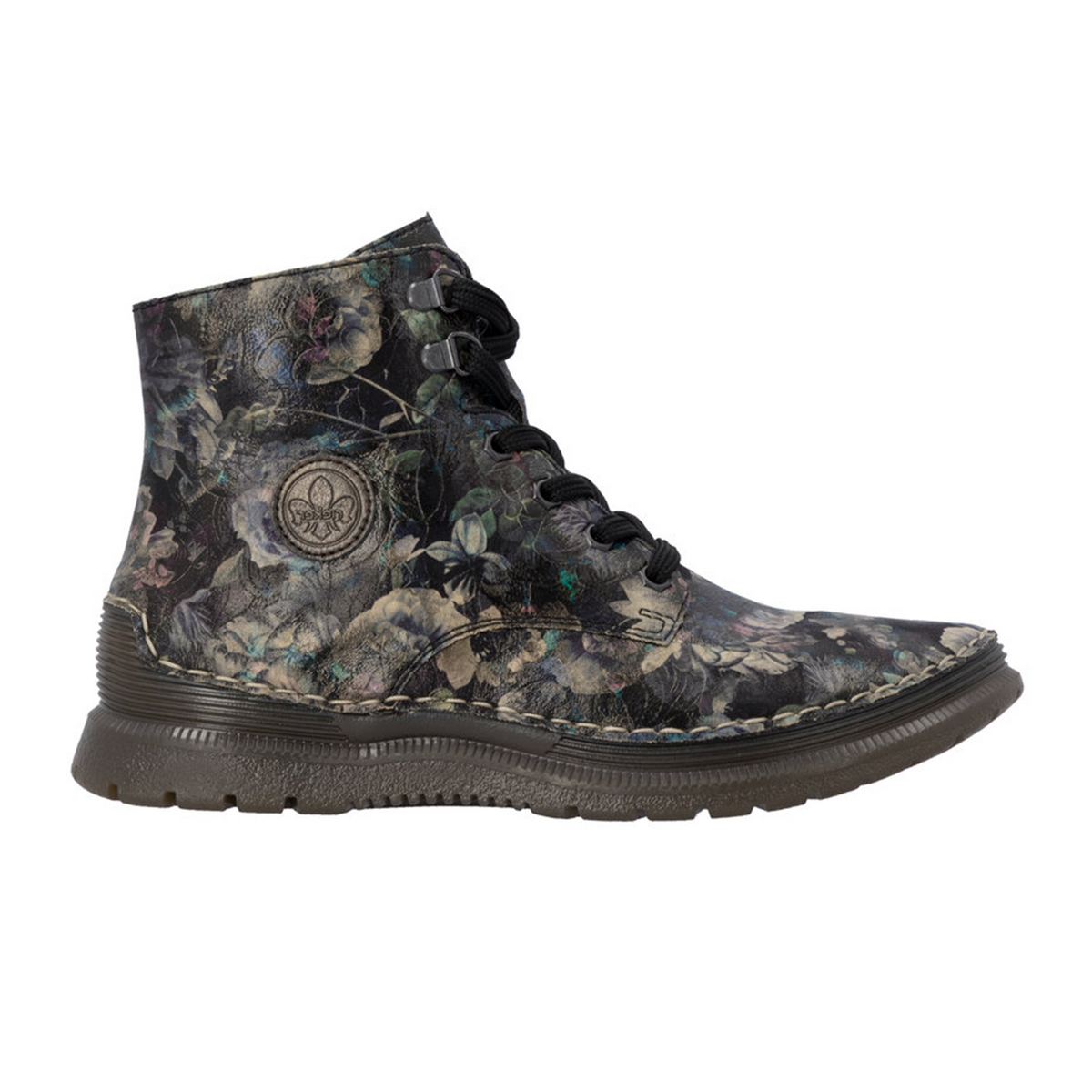 Rieker Angela 536312 Sneaker (Women) - Schwarz Pastell/Antik