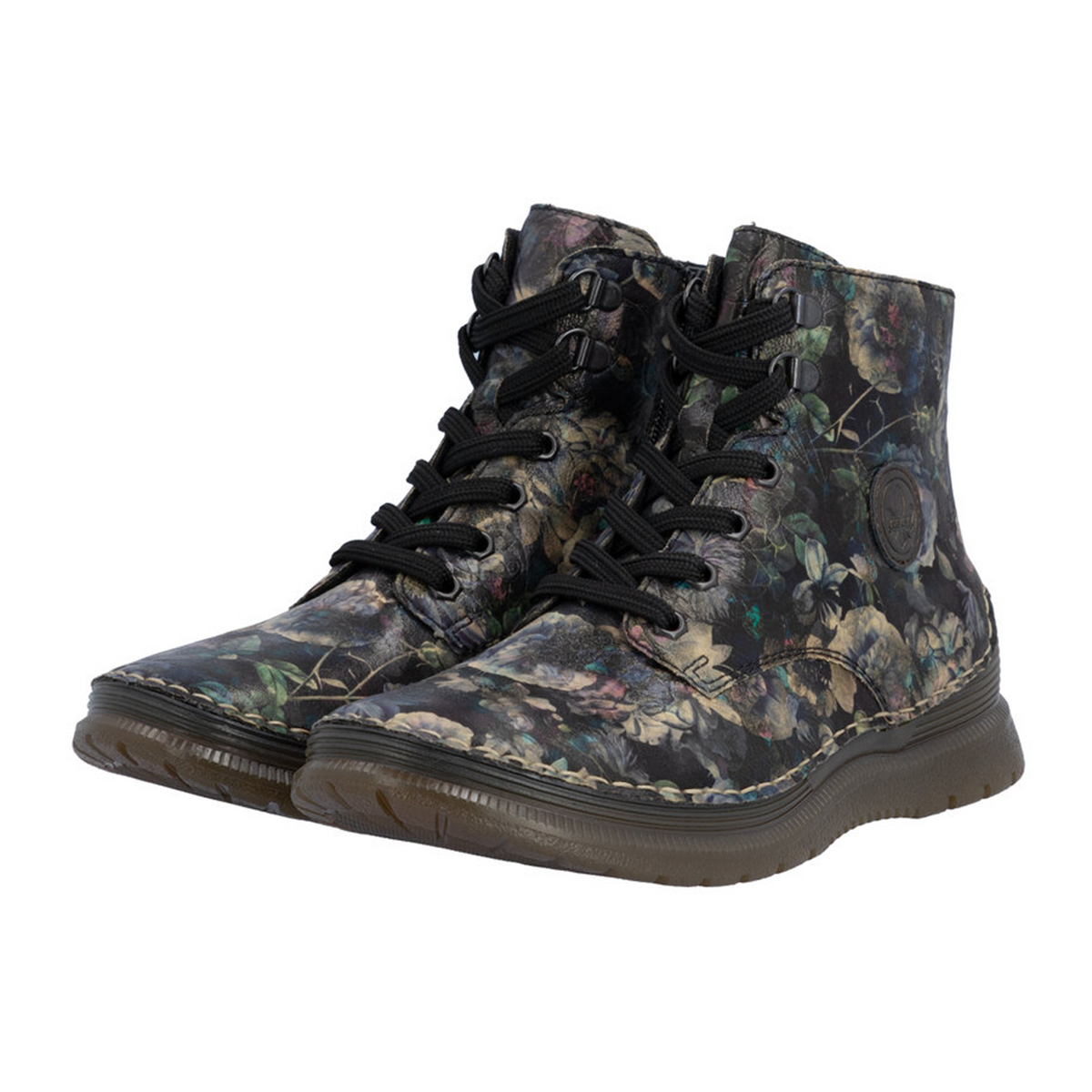 Rieker Angela 536312 Sneaker (Women) - Schwarz Pastell/Antik
