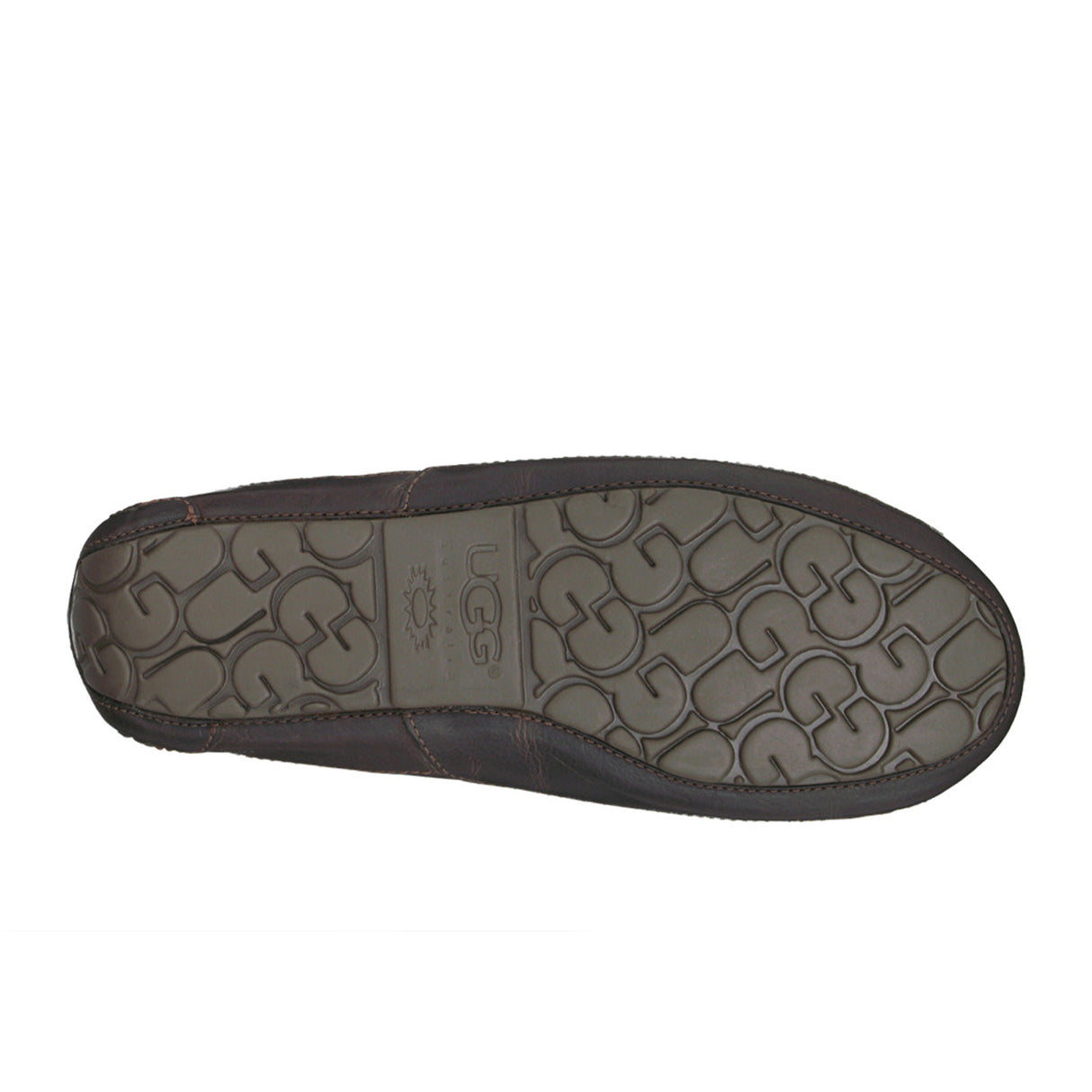 UGG® Ascot Leather Slipper (Men) - Dark Spice Dress-Casual - Slippers - The Heel Shoe Fitters
