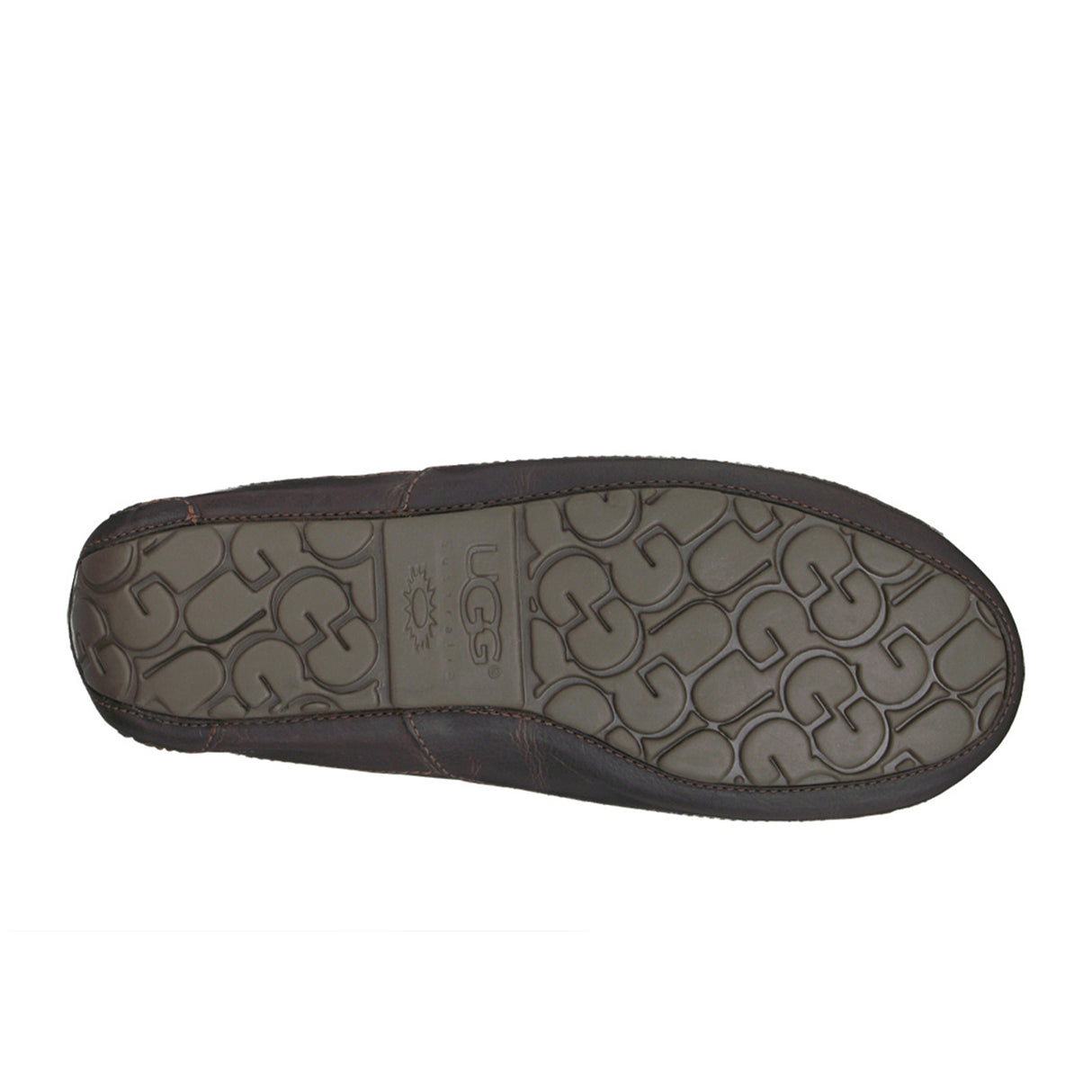 UGG® Ascot Leather Slipper (Men) - Dark Spice Dress-Casual - Slipper - The Heel Shoe Fitters