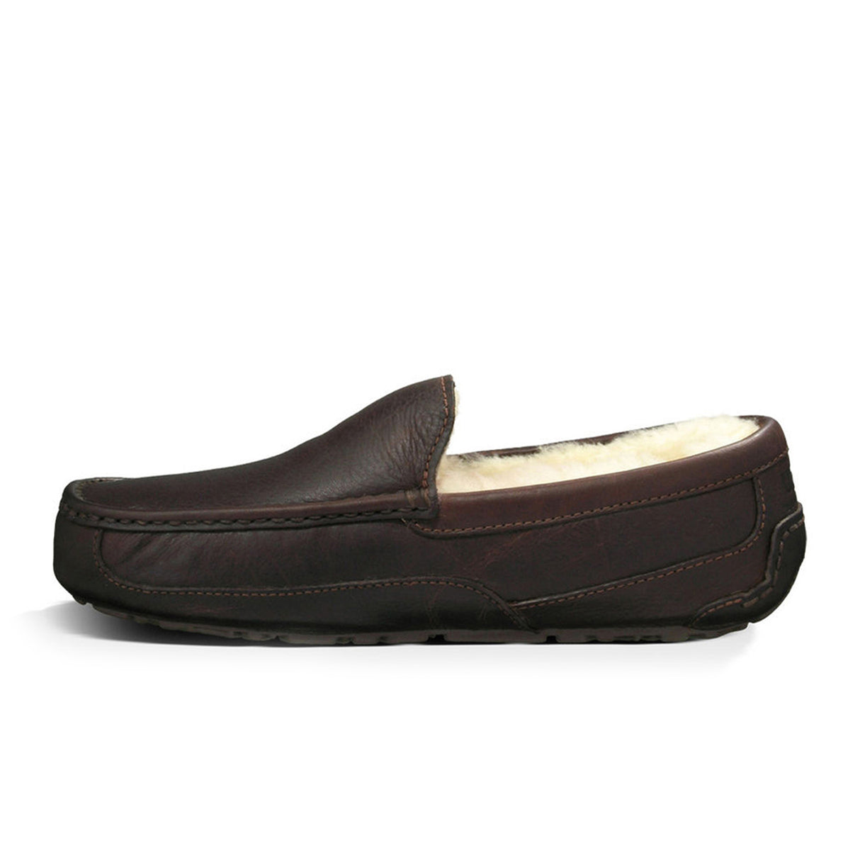UGG® Ascot Leather Slipper (Men) - Dark Spice Dress-Casual - Slipper - The Heel Shoe Fitters