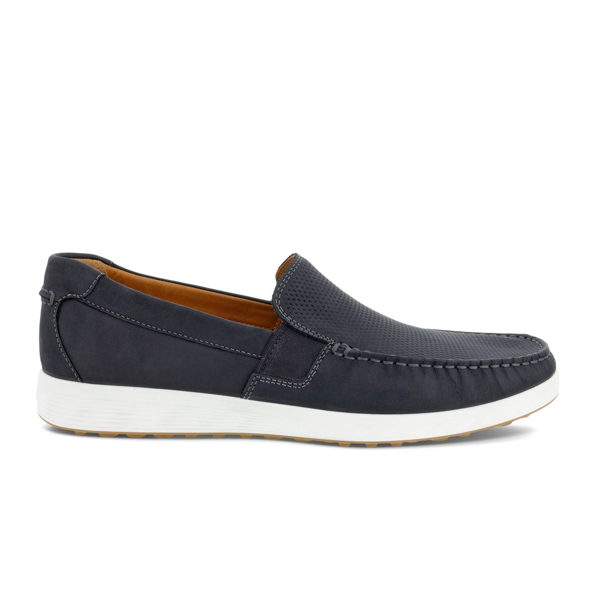ECCO S Lite Moc Slip On (Men) - Black/Black Dress-Casual - Slip On - The Heel Shoe Fitters