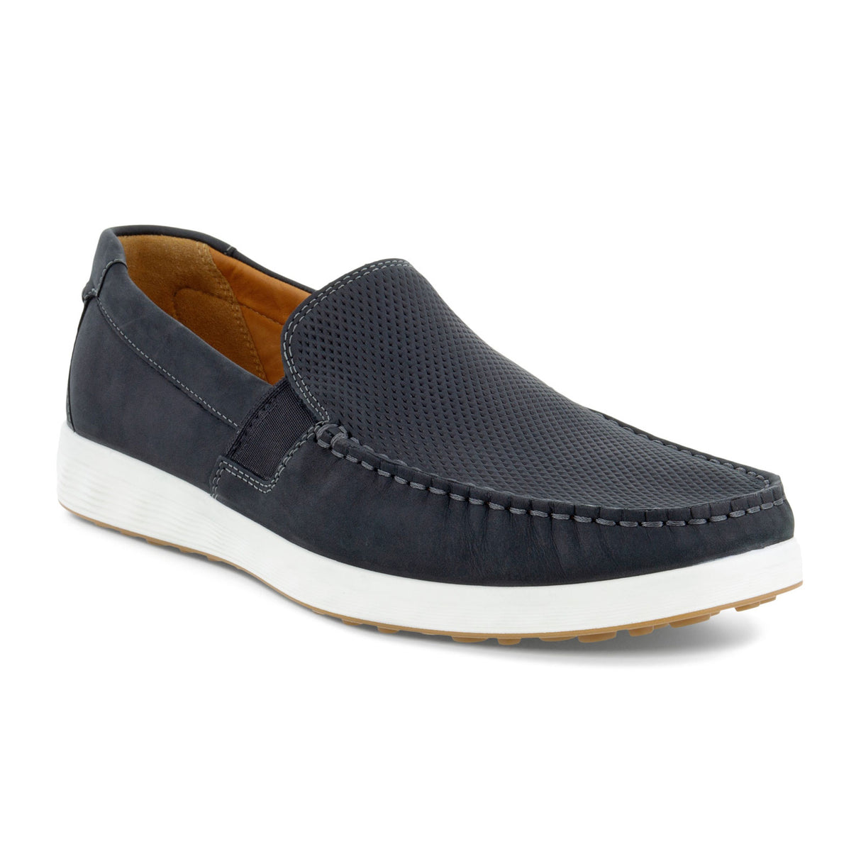 ECCO S Lite Moc Slip On (Men) - Black/Black Dress-Casual - Slip On - The Heel Shoe Fitters