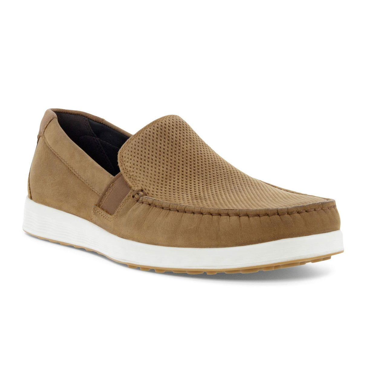 ECCO S Lite Moc Slip On (Men) - Camel/Cognac Dress-Casual - Slip On - The Heel Shoe Fitters