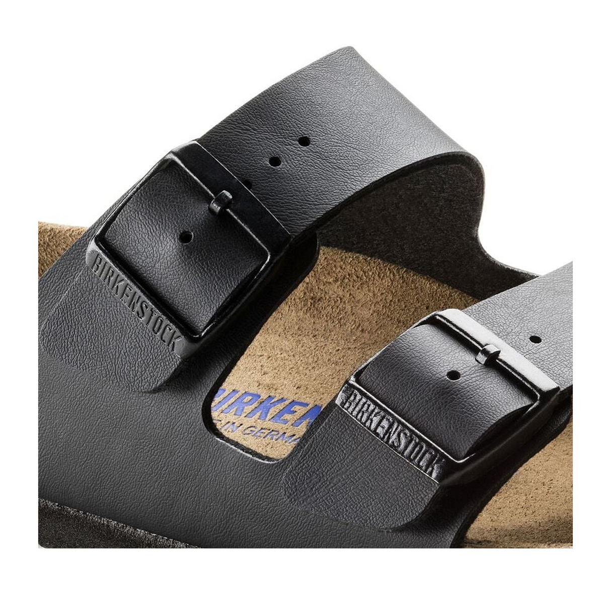 Birkenstock Arizona Soft Footbed Slide Sandal (Unisex) - Black Birko-Flor Sandal - Slide - The Heel Shoe Fitters