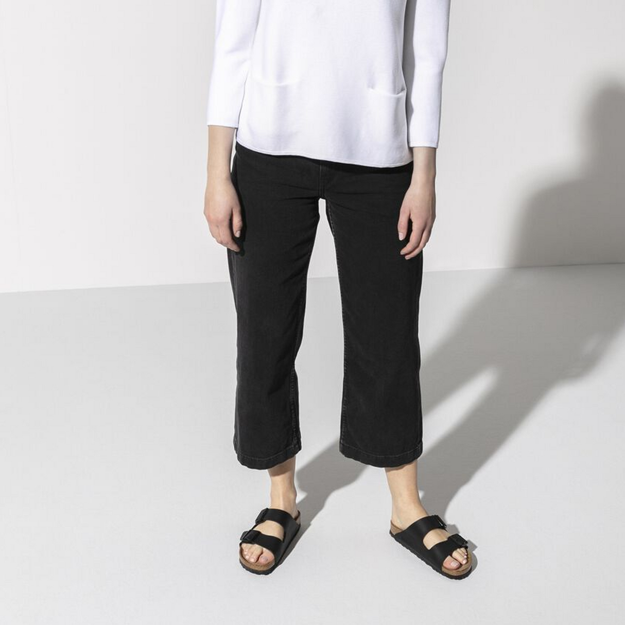 Birkenstock Arizona Soft Footbed Slide Sandal (Unisex) - Black Birko-Flor Sandal - Slide - The Heel Shoe Fitters